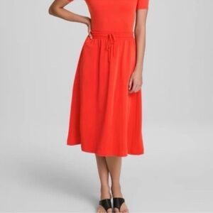 Spanx Luxe Drape Midi Skirt NWT